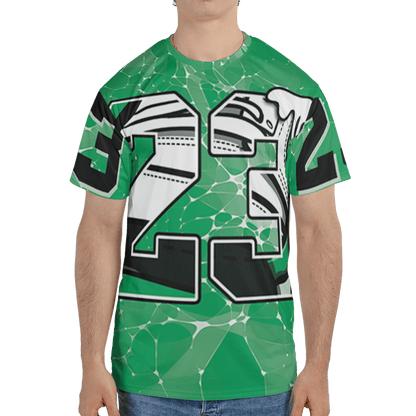 Lucky Green 5s T Shirt Match 23 Sneaker 3D All-Over Print - NastyJamz
