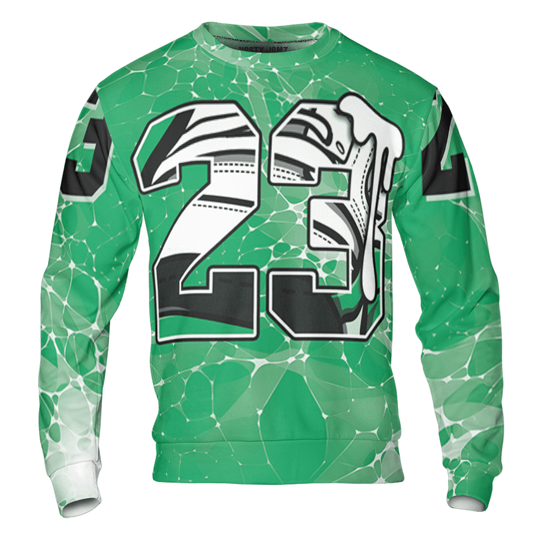 Lucky Green 5s Sweatshirt Match 23 Sneaker 3D All-Over Print - NastyJamz