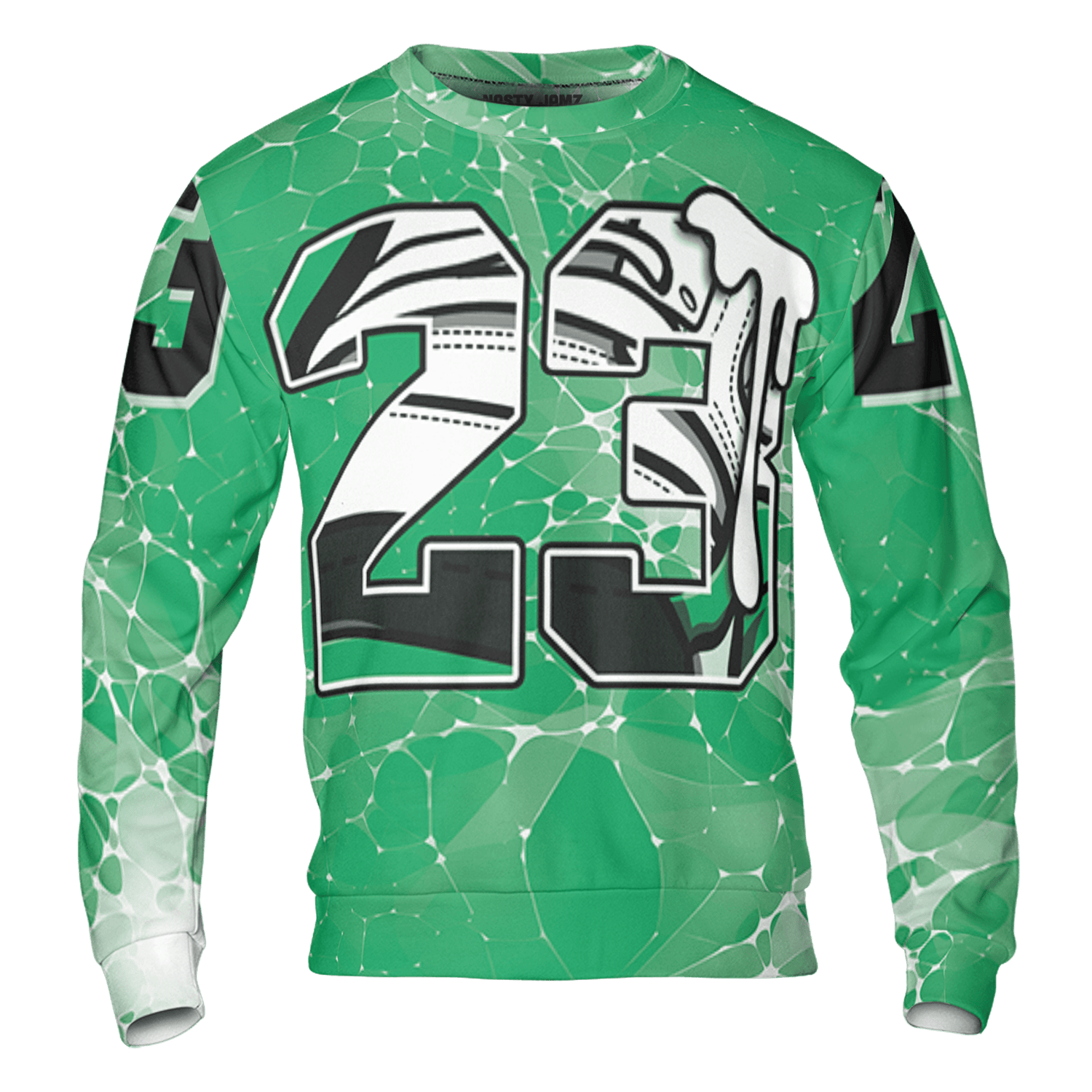 Lucky Green 5s Sweatshirt Match 23 Sneaker 3D All-Over Print - NastyJamz
