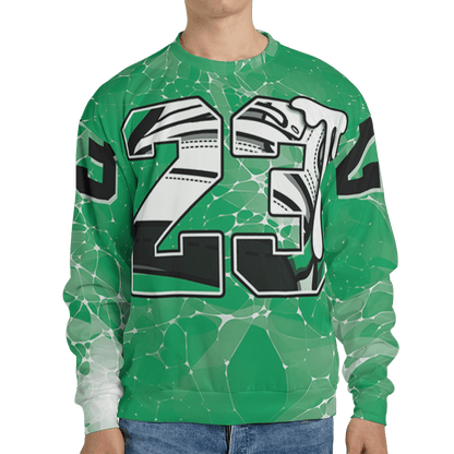 Lucky Green 5s Sweatshirt Match 23 Sneaker 3D All-Over Print - NastyJamz