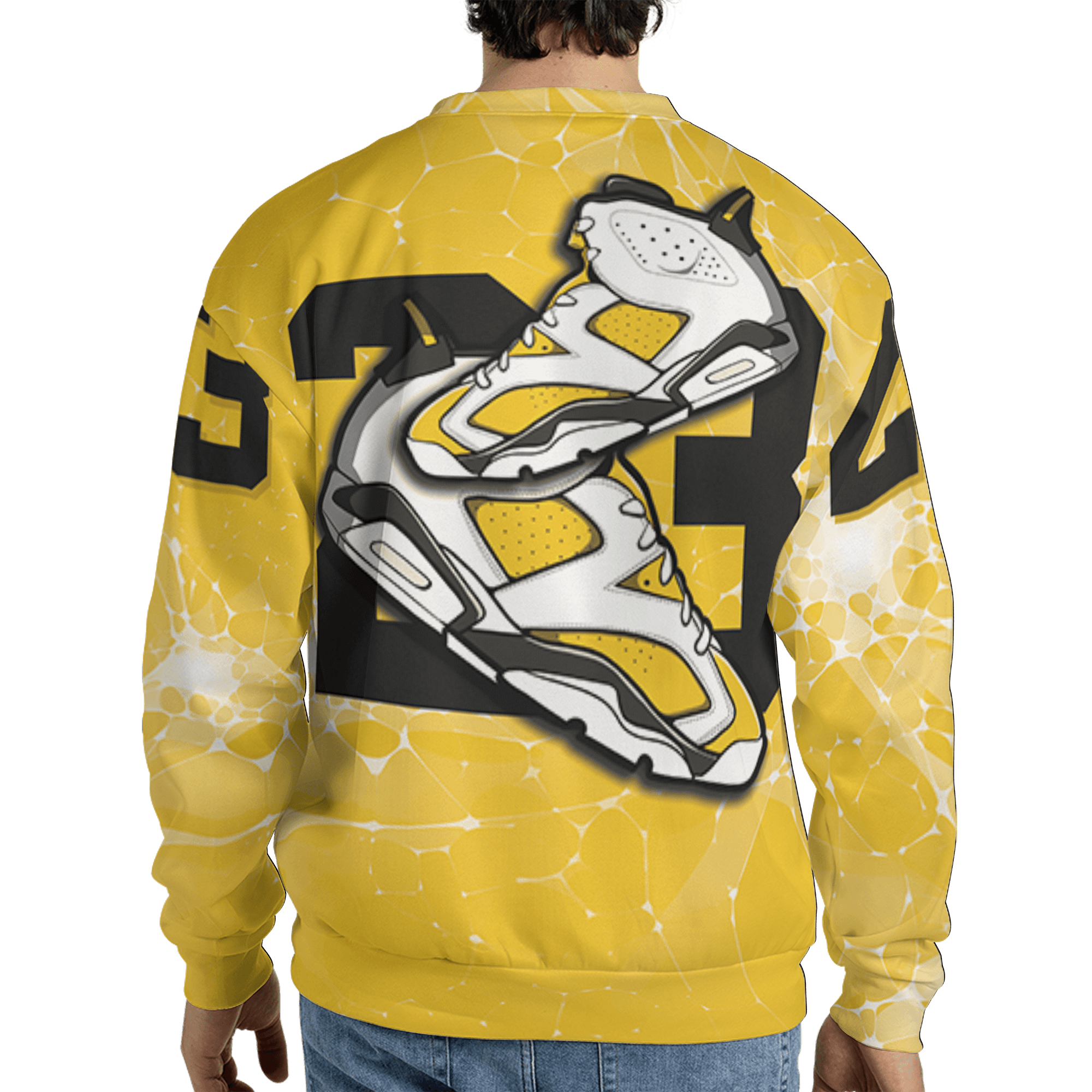 Yellow Ochre 6s Sweatshirt Match 23 Sneaker 3D All-Over Print - NastyJamz