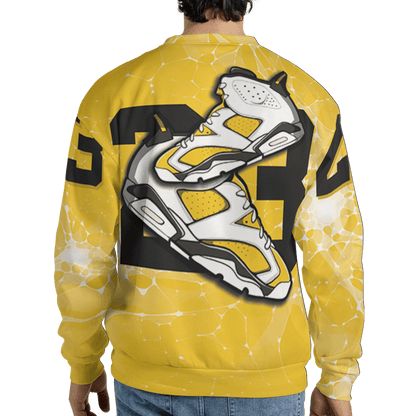 Yellow Ochre 6s Sweatshirt Match 23 Sneaker 3D All-Over Print - NastyJamz