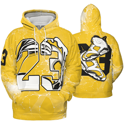 Yellow Ochre 6s Hoodie Match 23 Sneaker 3D All-Over Print - NastyJamz