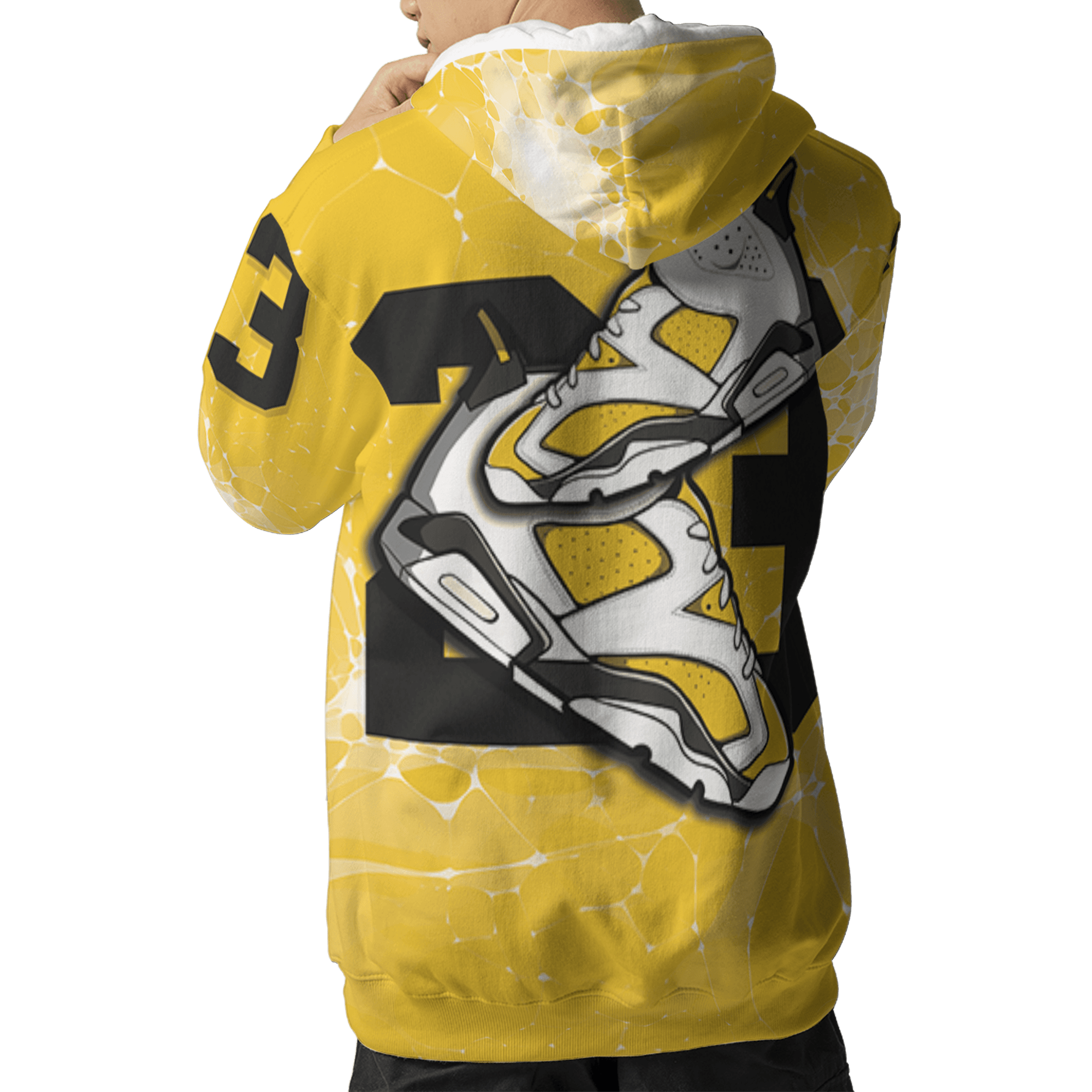 Yellow Ochre 6s Hoodie Match 23 Sneaker 3D All-Over Print - NastyJamz