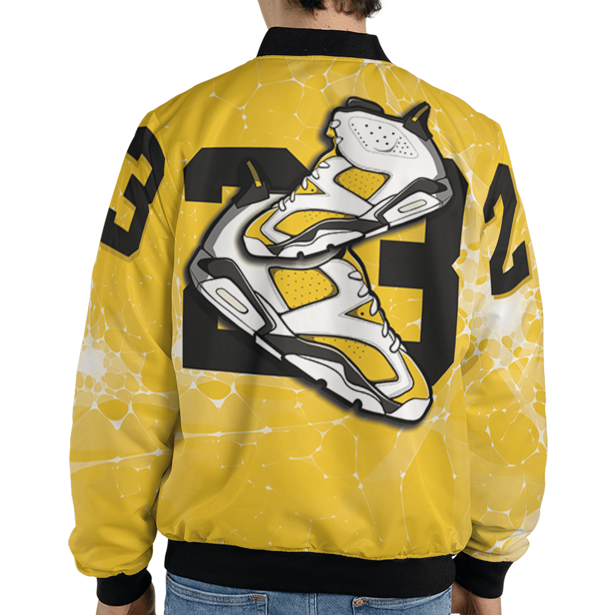 Yellow Ochre 6s Jacket Match 23 Sneaker 3D All-Over Print - NastyJamz