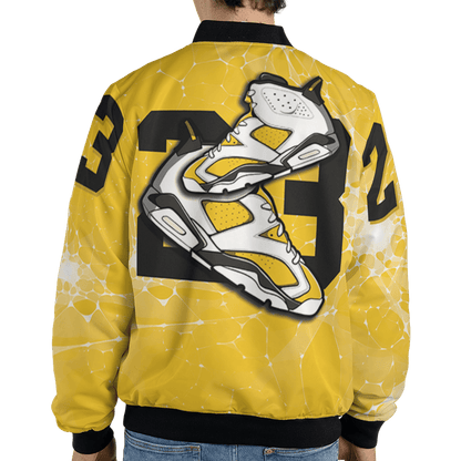 Yellow Ochre 6s Jacket Match 23 Sneaker 3D All-Over Print - NastyJamz
