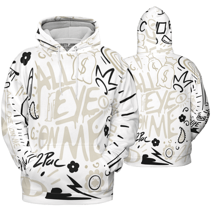 Gratitude 11s Hoodie Match All Eye On Me 3D All-Over Print Doodle Eye - NastyJamz