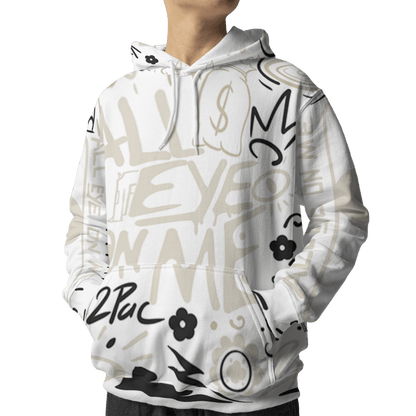 Gratitude 11s Hoodie Match All Eye On Me 3D All-Over Print Doodle Eye - NastyJamz