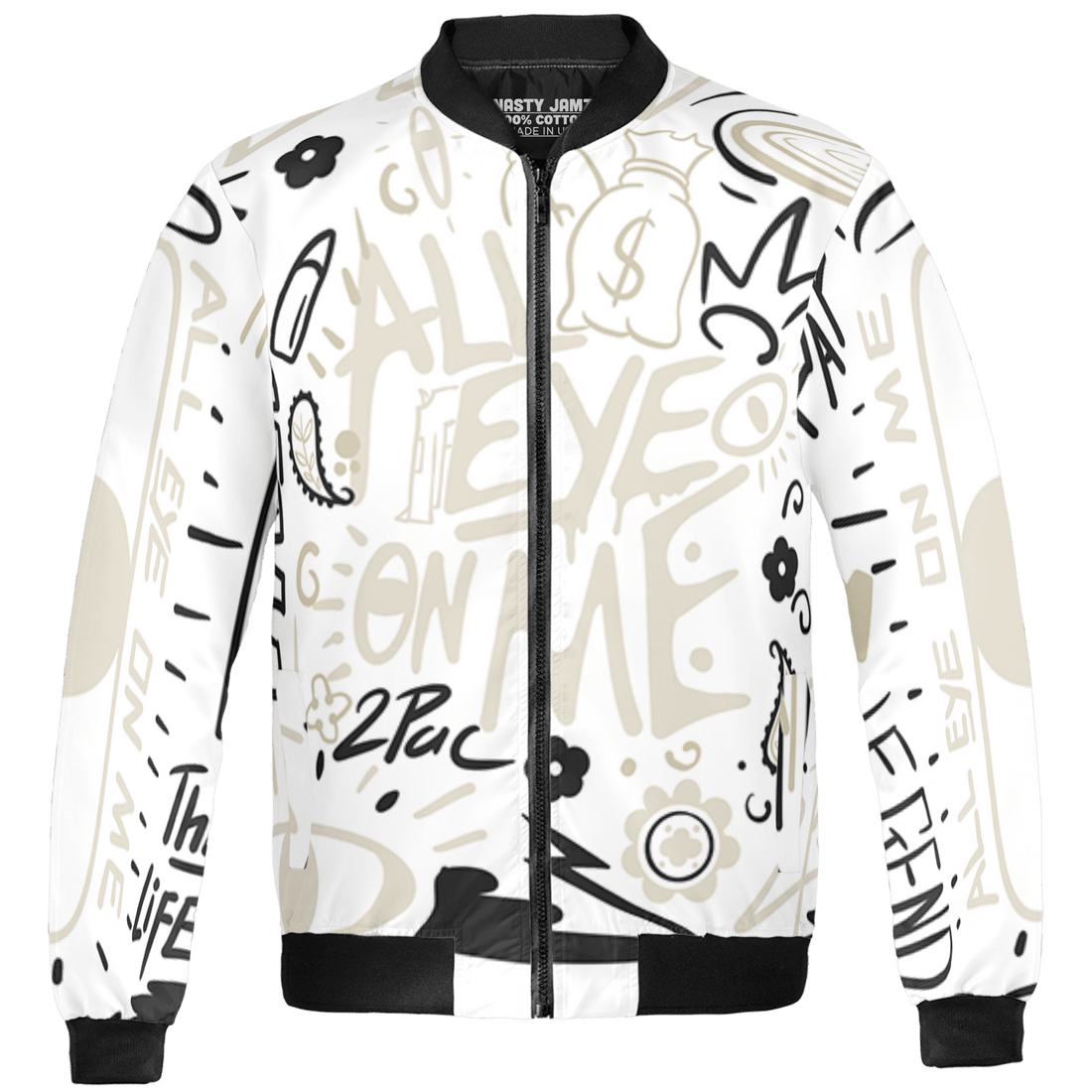 Gratitude 11s Jacket Match All Eye On Me 3D All-Over Print Doodle Eye - NastyJamz