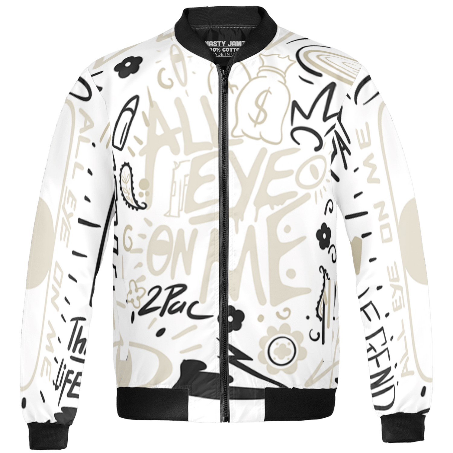 Gratitude 11s Jacket Match All Eye On Me 3D All-Over Print Doodle Eye - NastyJamz