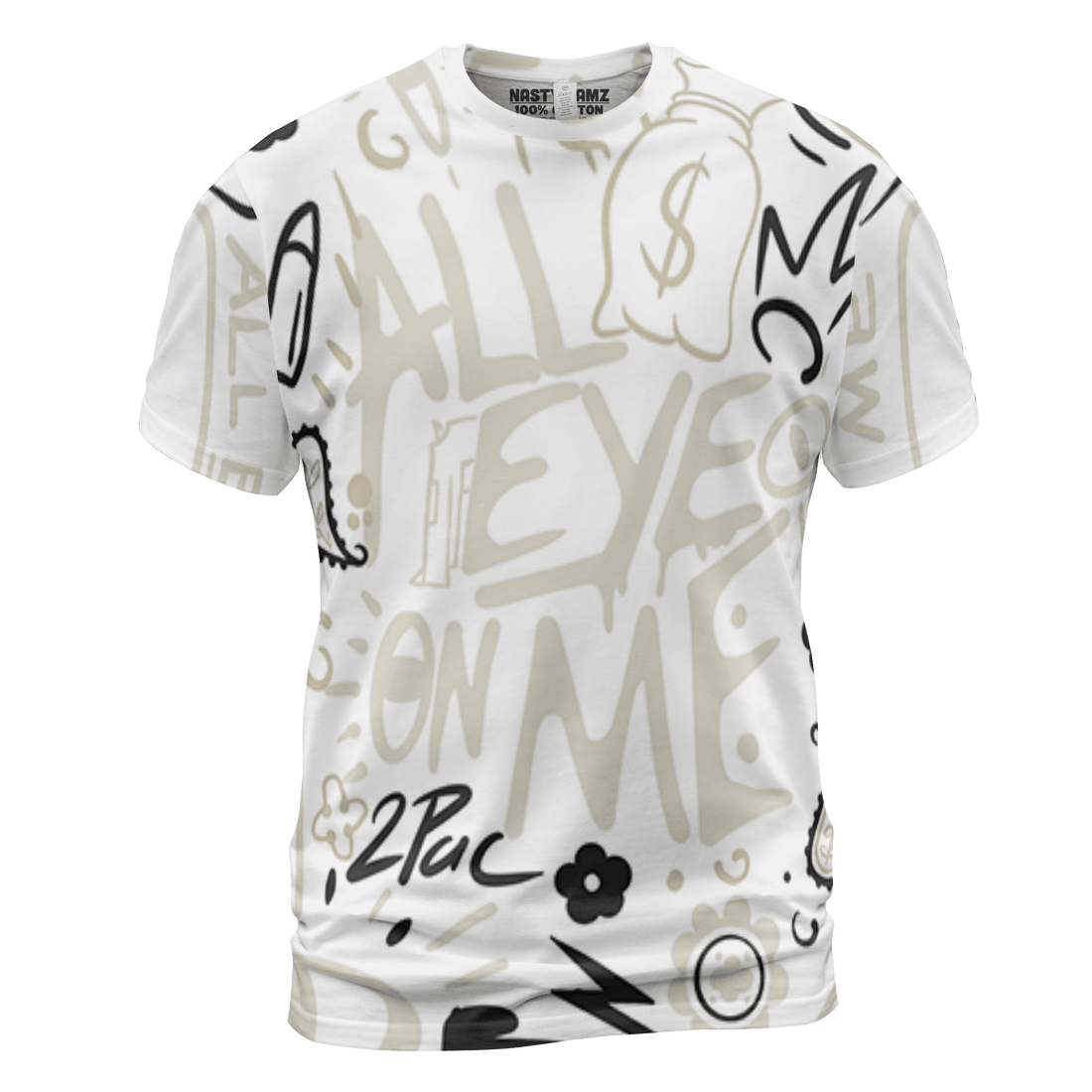 Gratitude 11s T Shirt Match All Eye On Me 3D All-Over Print Doodle Eye - NastyJamz
