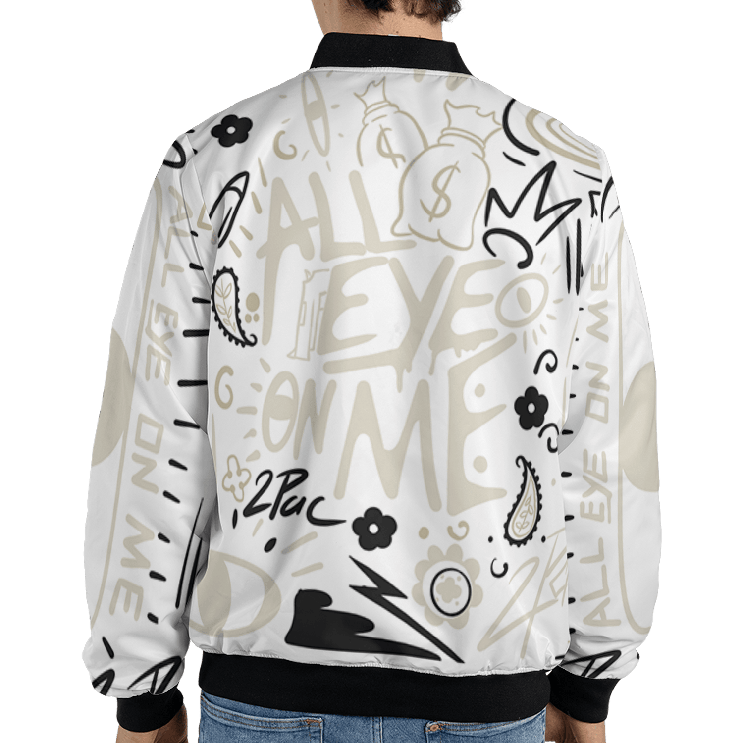 Gratitude 11s Jacket Match All Eye On Me 3D All-Over Print Doodle Eye - NastyJamz
