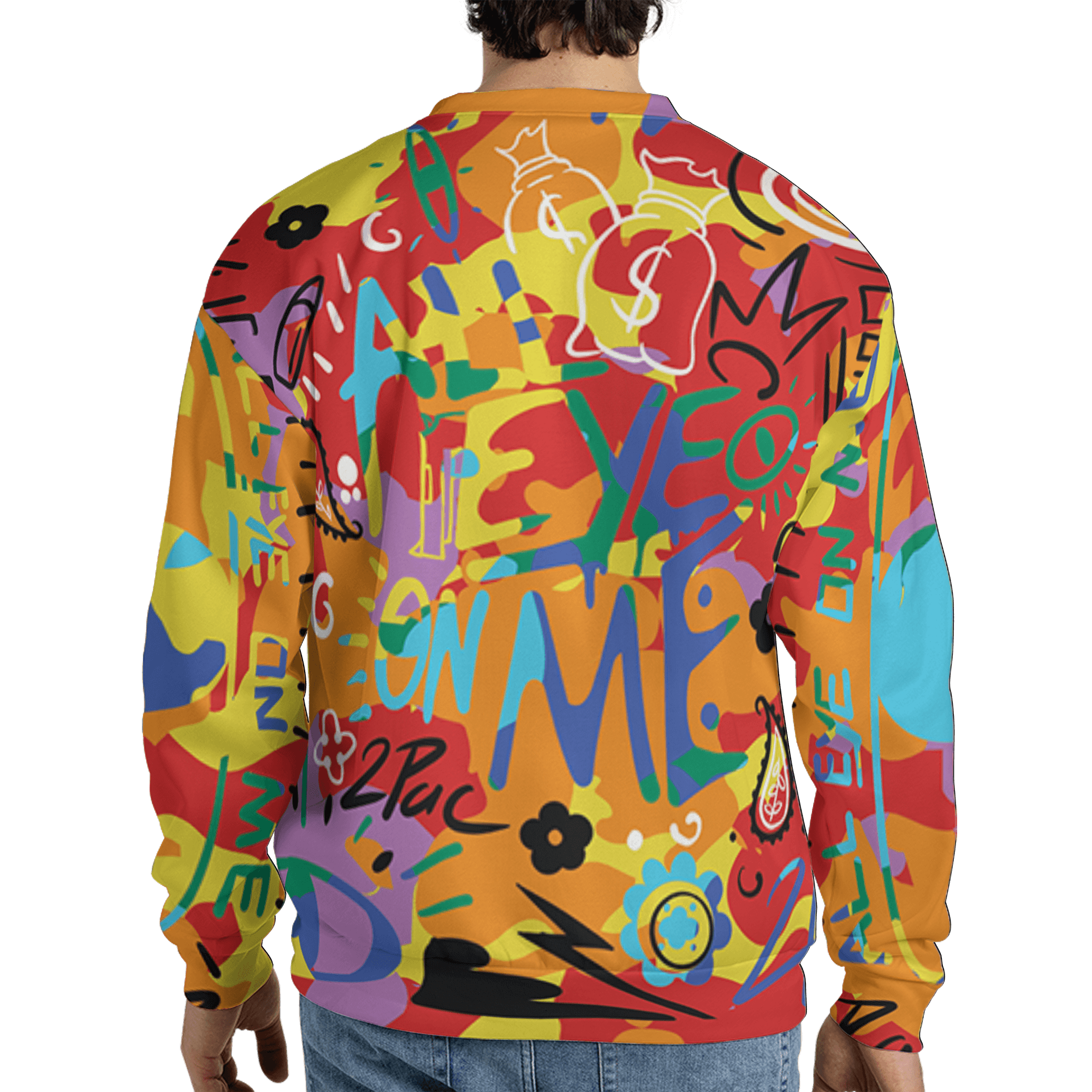Mid GS Six Championships 1s Sweatshirt Match All Eye On Me 3D All-Over Print Doodle Eye - NastyJamz