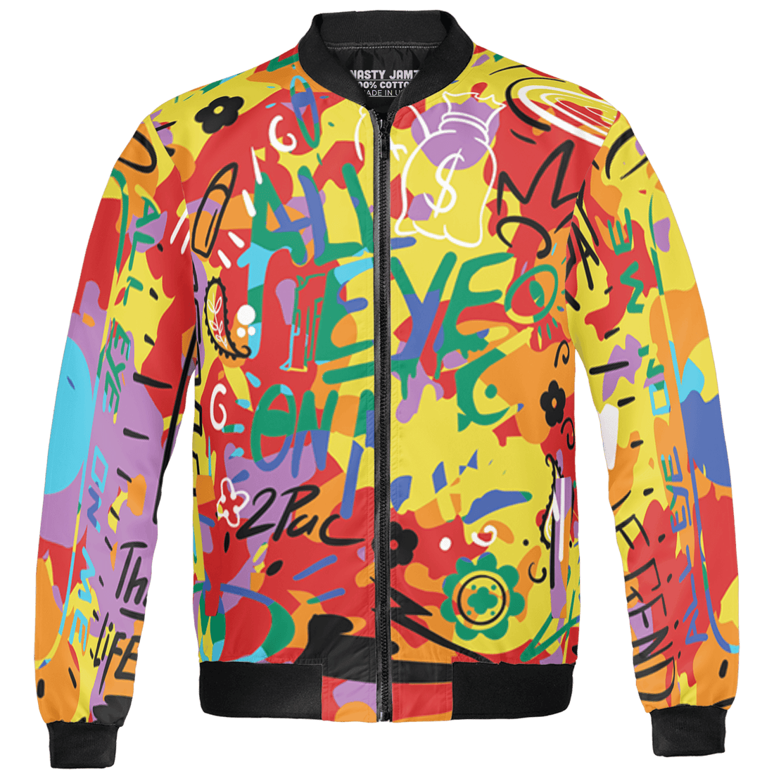 Mid GS Six Championships 1s Jacket Match All Eye On Me 3D All-Over Print Doodle Eye - NastyJamz