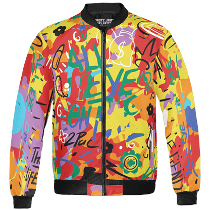 Mid GS Six Championships 1s Jacket Match All Eye On Me 3D All-Over Print Doodle Eye - NastyJamz