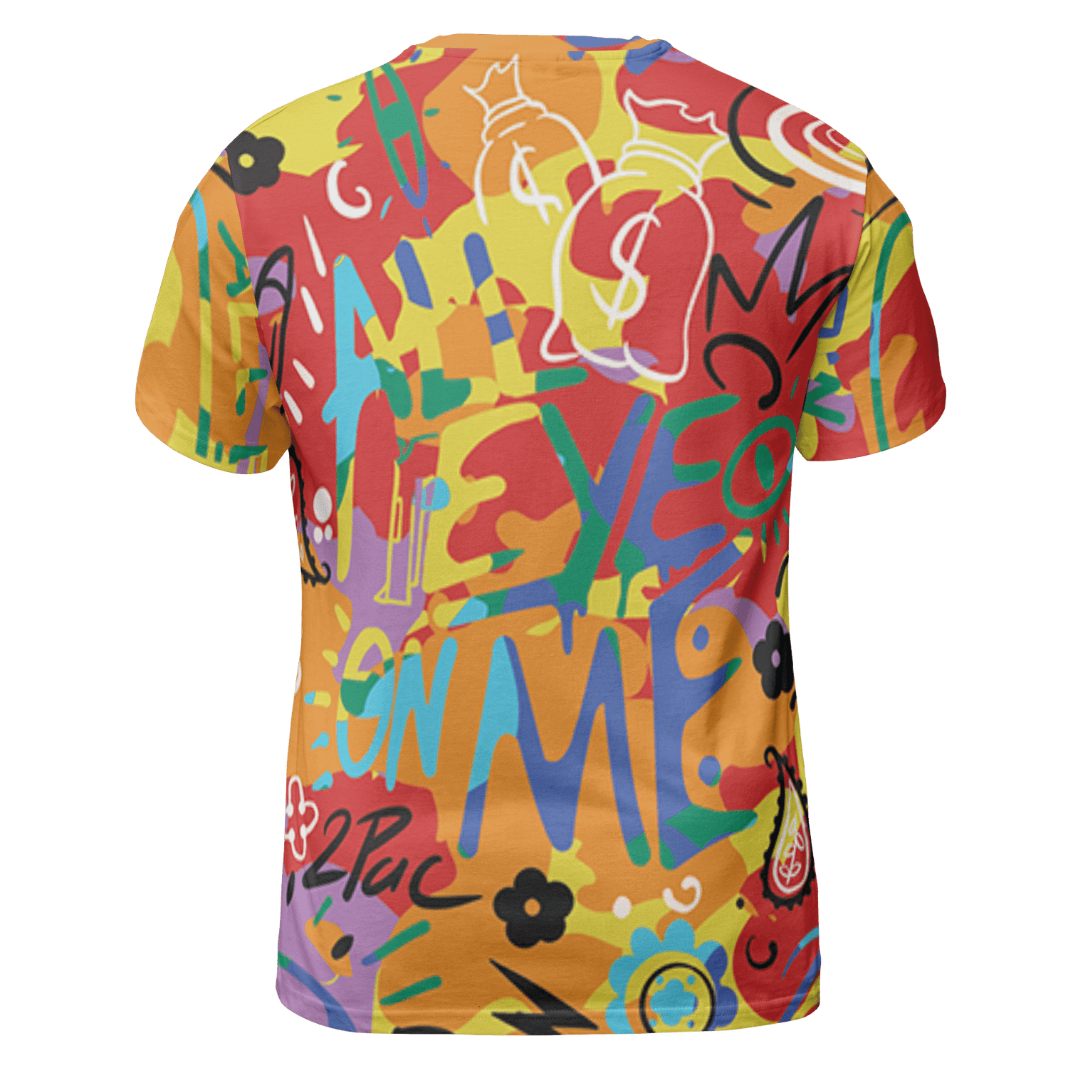Mid GS Six Championships 1s T Shirt Match All Eye On Me 3D All-Over Print Doodle Eye - NastyJamz
