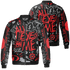 Bred Reimagined 4s Jacket Match All Eye On Me 3D All-Over Print Doodle Eye - NastyJamz