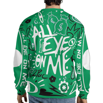 Lucky Green 5s Sweatshirt Match All Eye On Me 3D All-Over Print Doodle Eye - NastyJamz