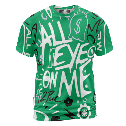 Lucky Green 5s T Shirt Match All Eye On Me 3D All-Over Print Doodle Eye - NastyJamz