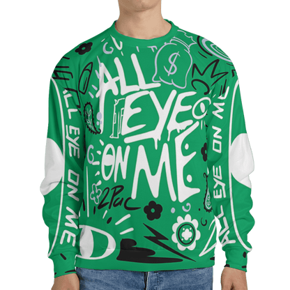 Lucky Green 5s Sweatshirt Match All Eye On Me 3D All-Over Print Doodle Eye - NastyJamz