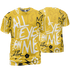 Yellow Ochre 6s T Shirt Match All Eye On Me 3D All-Over Print Doodle Eye - NastyJamz