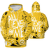 Yellow Ochre 6s Hoodie Match All Eye On Me 3D All-Over Print Doodle Eye - NastyJamz