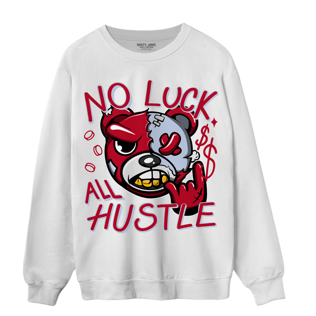 Cherry 11s Sweatshirt Match All Hustle - NastyJamz