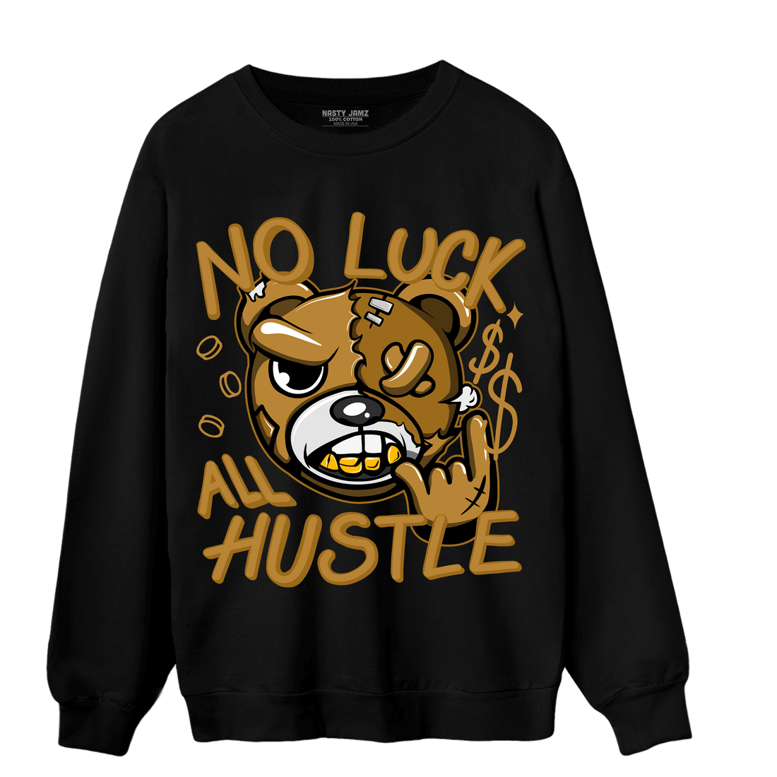 Wheat 13s Sweatshirt Match All Hustle - NastyJamz