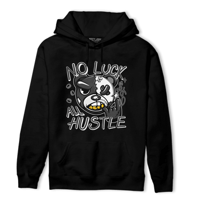 Black White 14s Hoodie Match All Hustle - NastyJamz