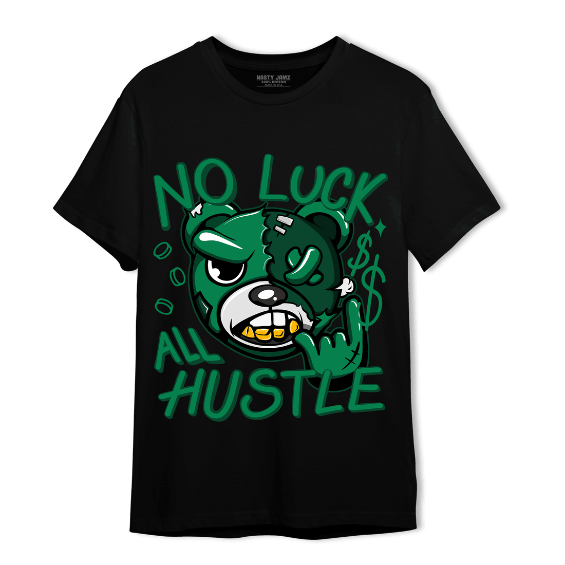 Celtic Lucky Green 1s T Shirt Match All Hustle - NastyJamz