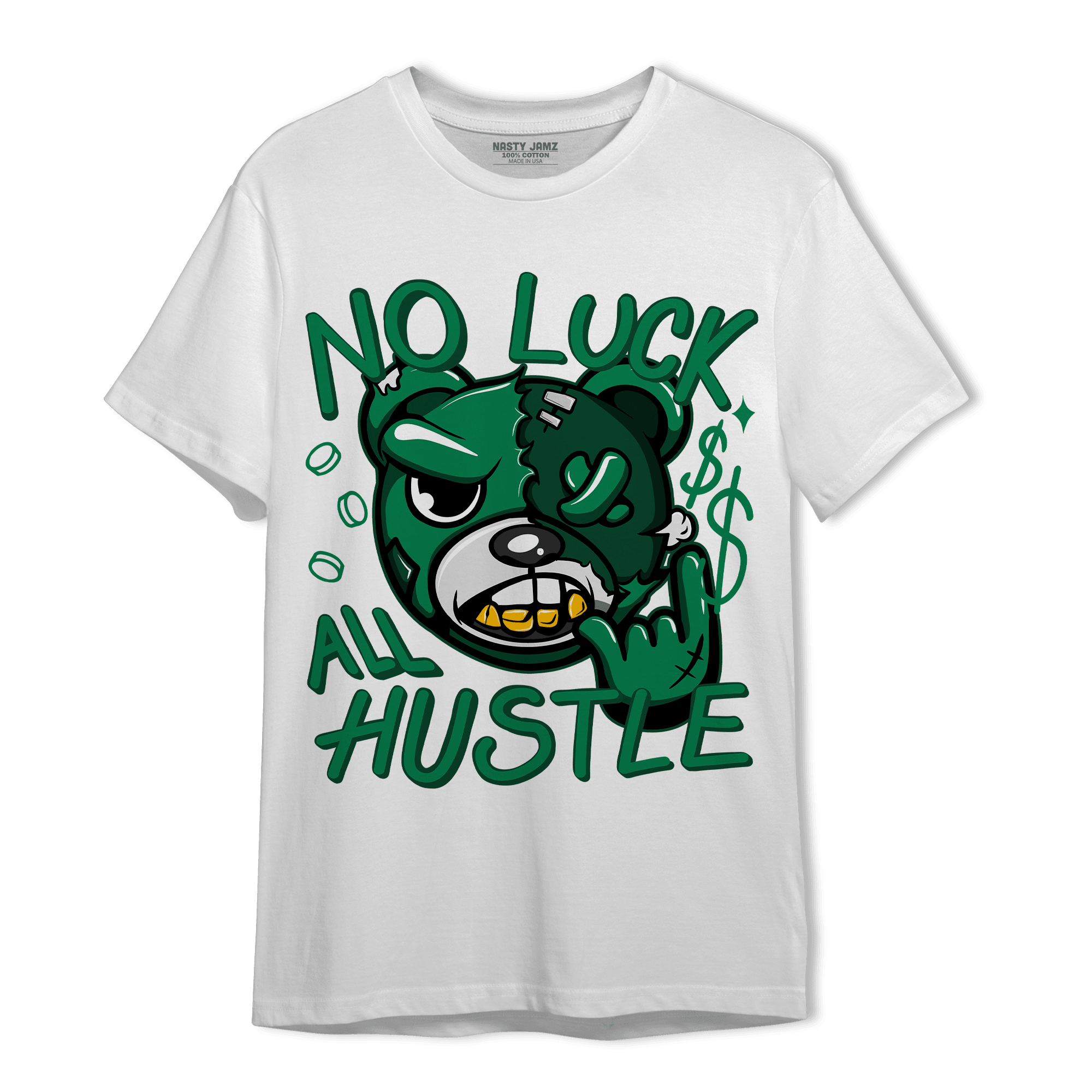 Celtic Lucky Green 1s T Shirt Match All Hustle - NastyJamz