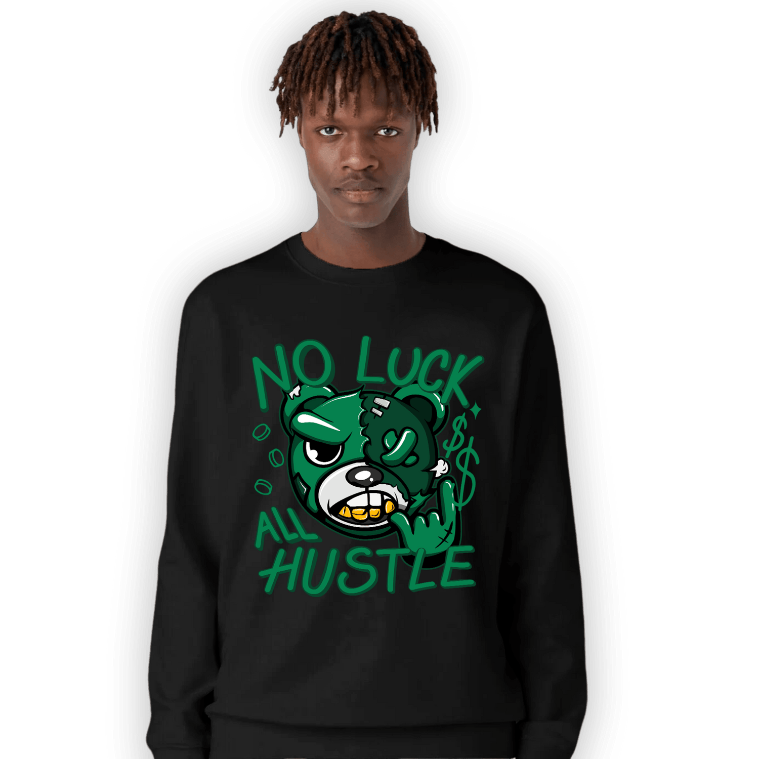 Celtic Lucky Green 1s Sweatshirt Match All Hustle - NastyJamz