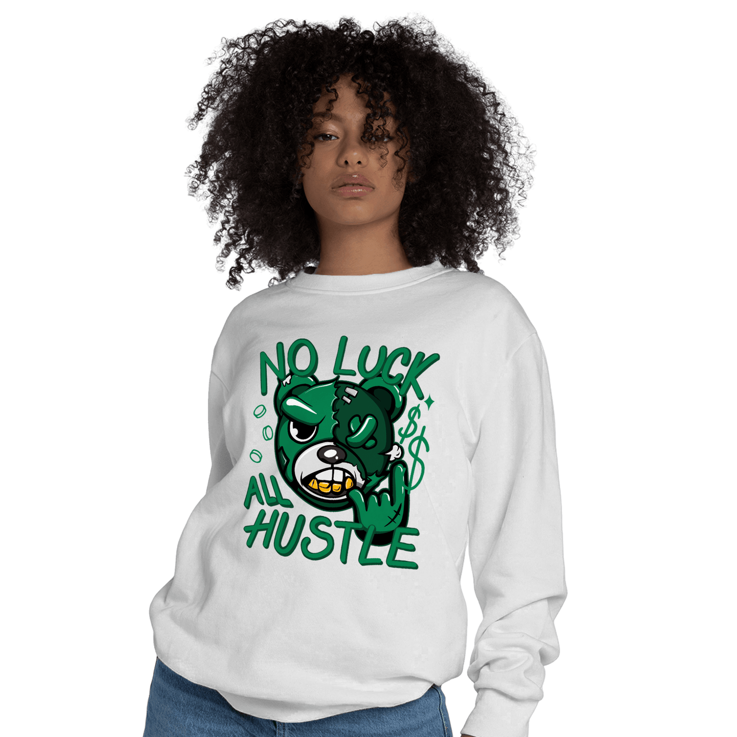 Celtic Lucky Green 1s Sweatshirt Match All Hustle - NastyJamz