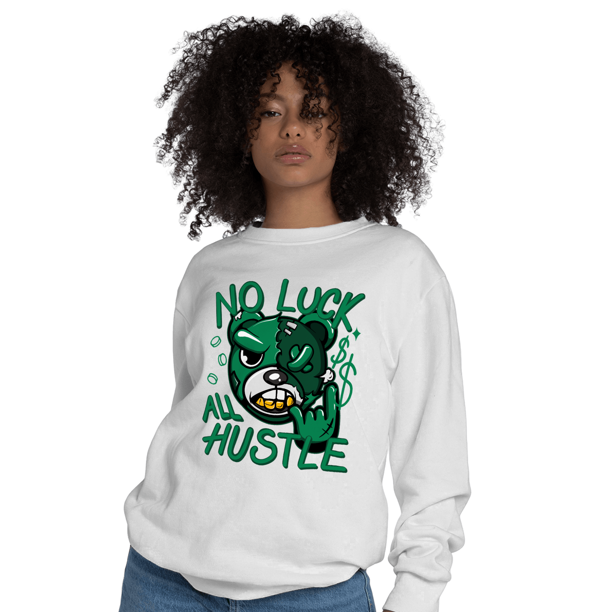 Celtic Lucky Green 1s Sweatshirt Match All Hustle - NastyJamz