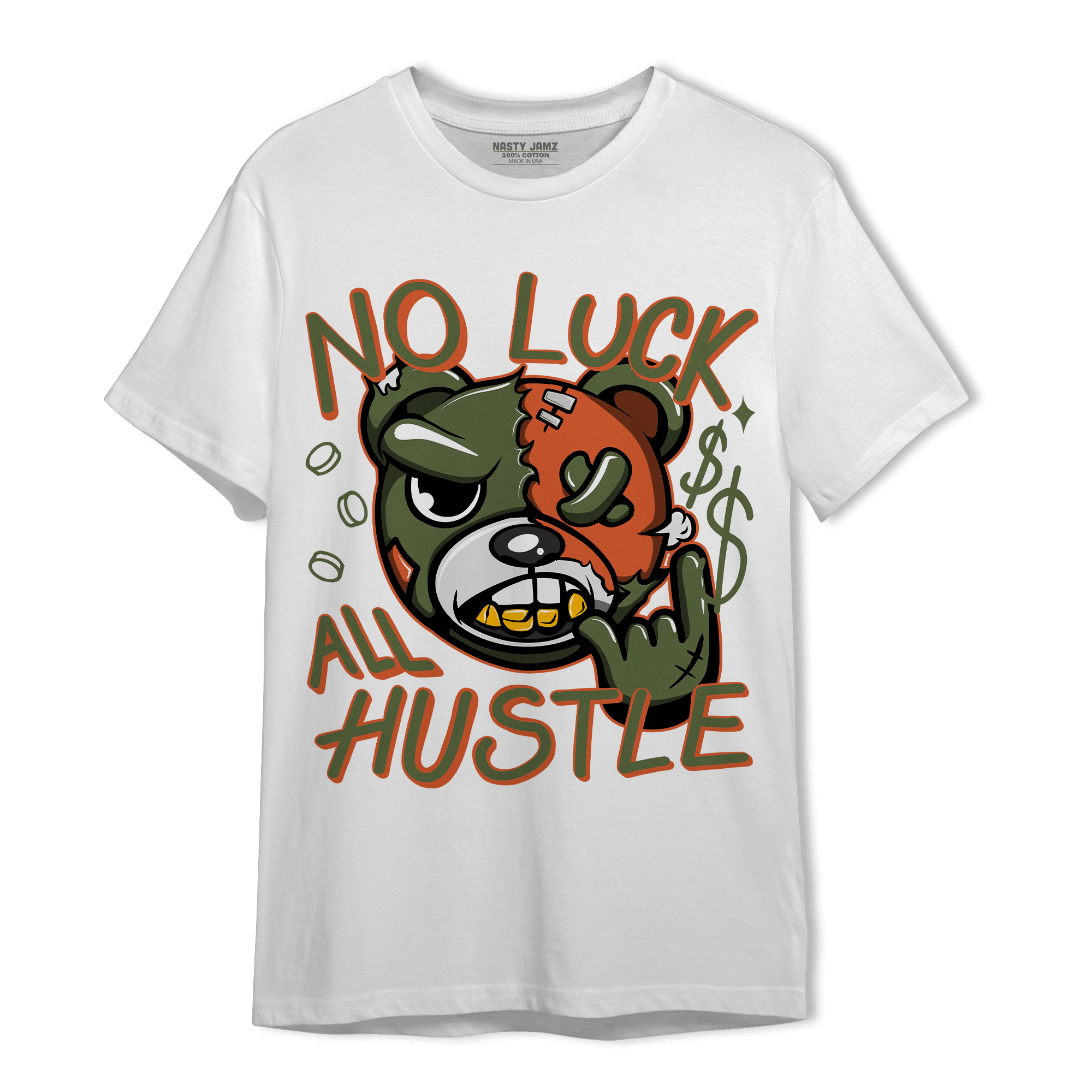 High OG Celadon 1s T Shirt Match All Hustle - NastyJamz