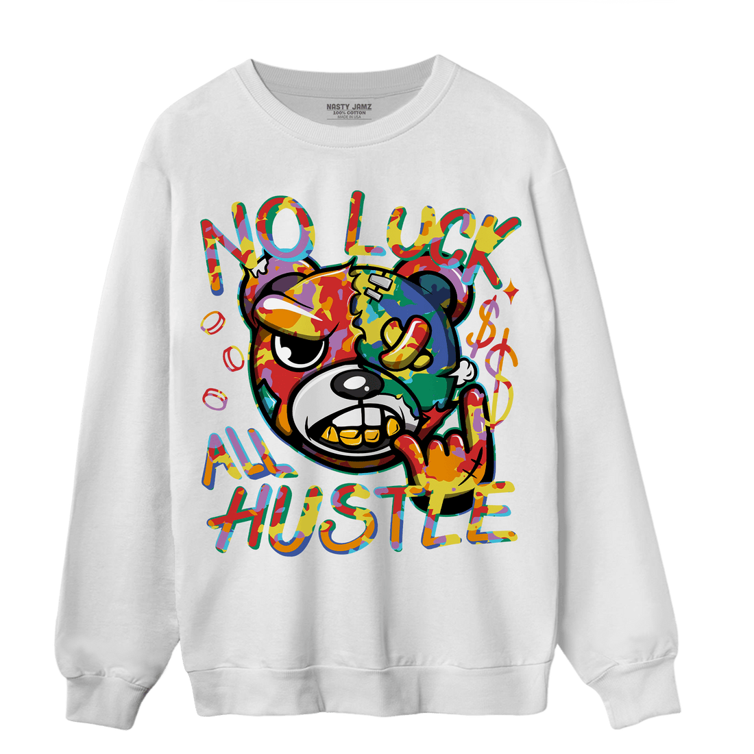 Mid GS Six Championships 1s Sweatshirt Match All Hustle - NastyJamz