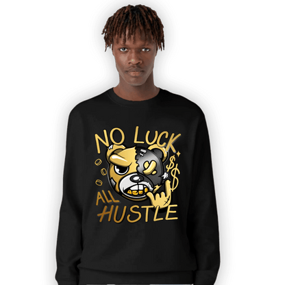 Mid SE Black Gold 1s Sweatshirt Match All Hustle - NastyJamz