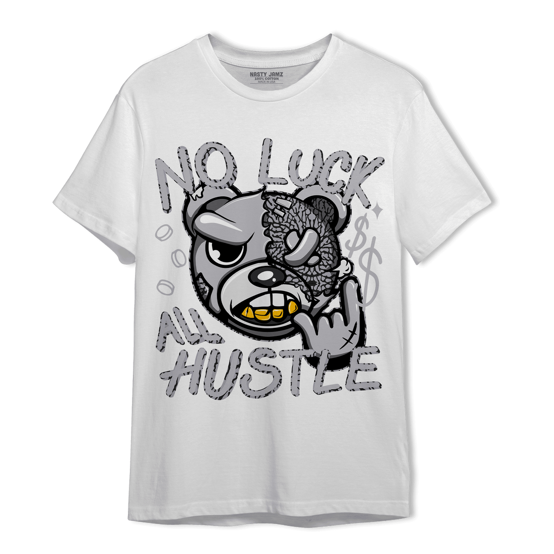 Off Noir 3s T Shirt Match All Hustle - NastyJamz