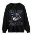 White Navy 3s Sweatshirt Match All Hustle - NastyJamz