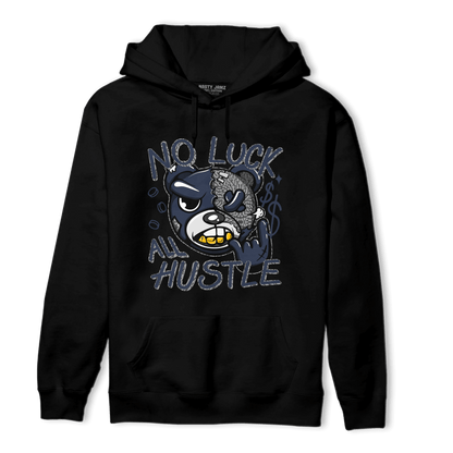 White Navy 3s Hoodie Match All Hustle - NastyJamz