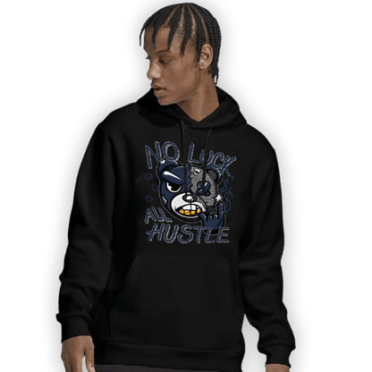 White Navy 3s Hoodie Match All Hustle - NastyJamz