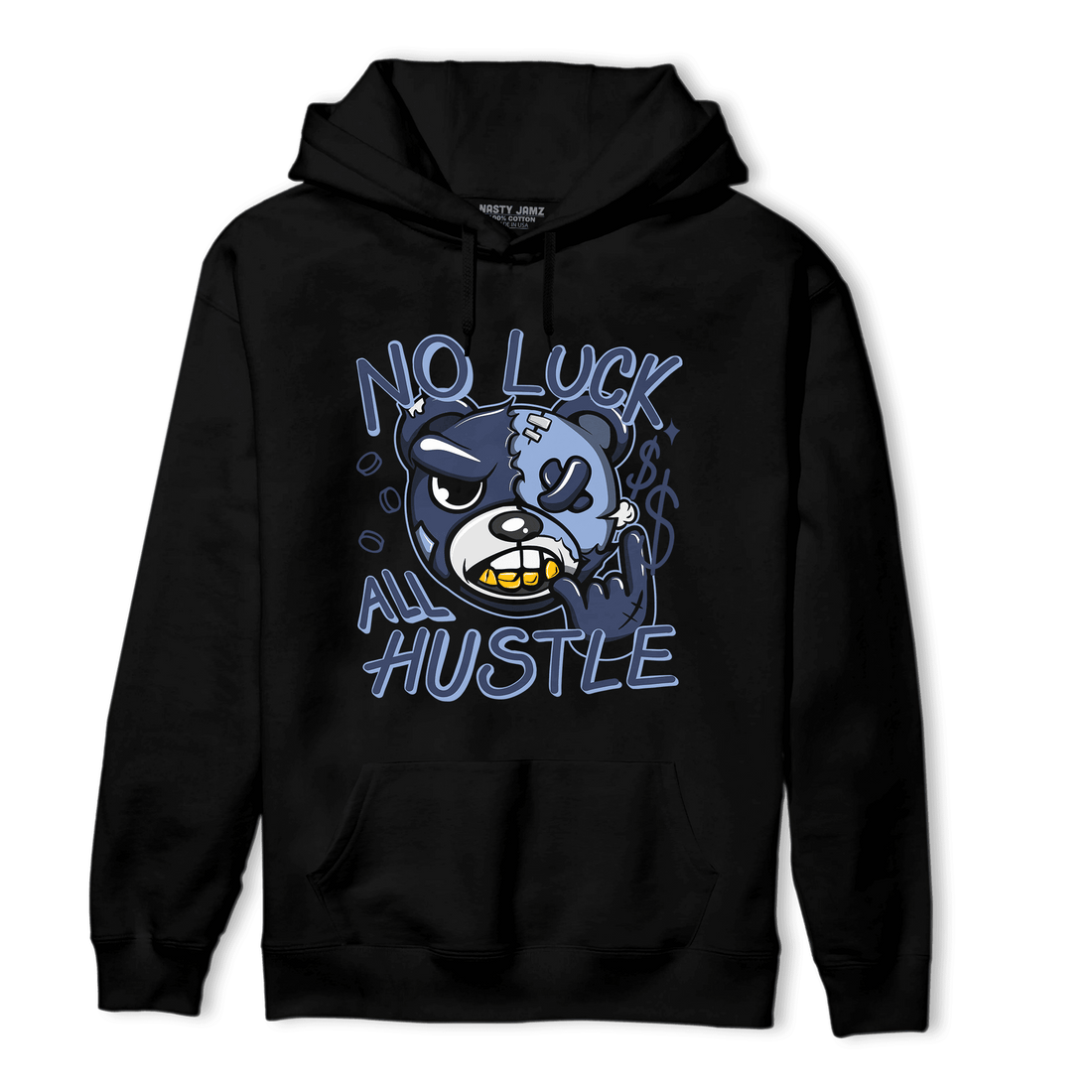 Midnight Navy 5s Hoodie Match All Hustle - NastyJamz