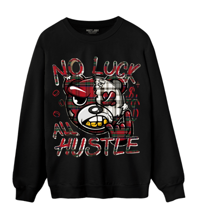 Plaid 5s Sweatshirt Match All Hustle - NastyJamz