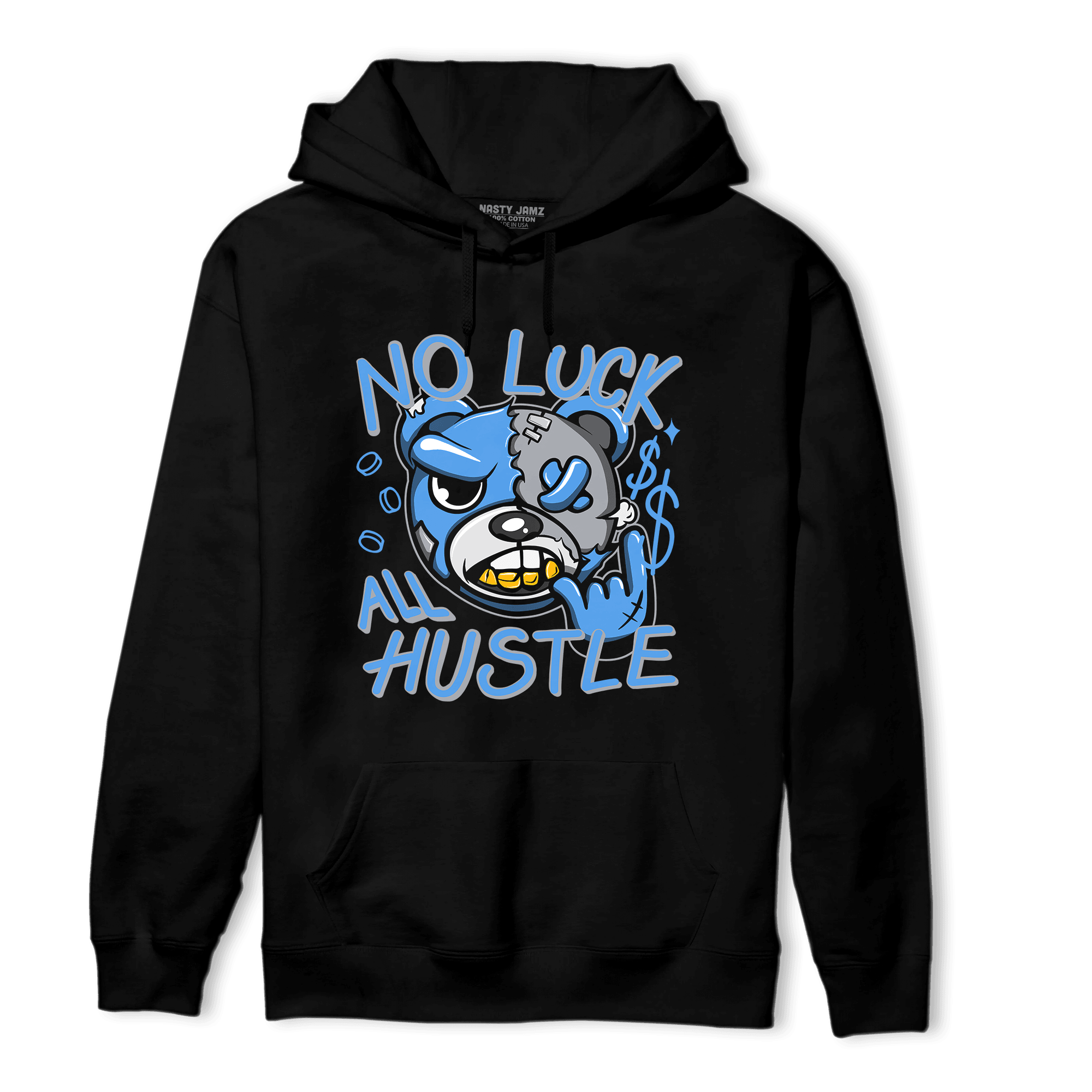 University Blue 5s Hoodie Match All Hustle - NastyJamz