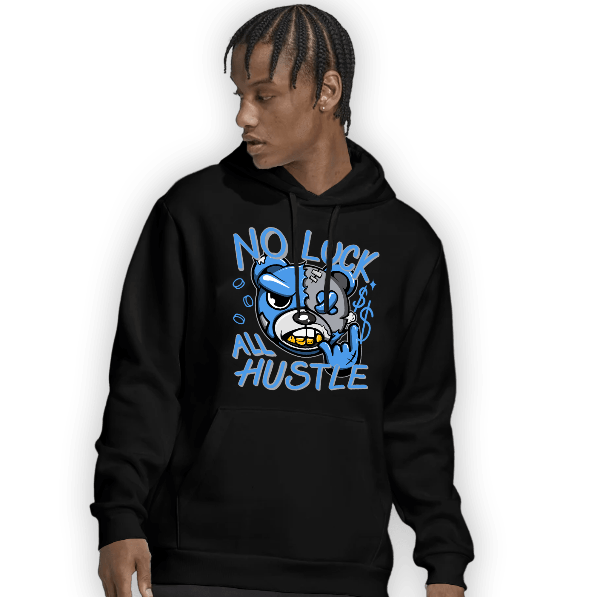 University Blue 5s Hoodie Match All Hustle - NastyJamz