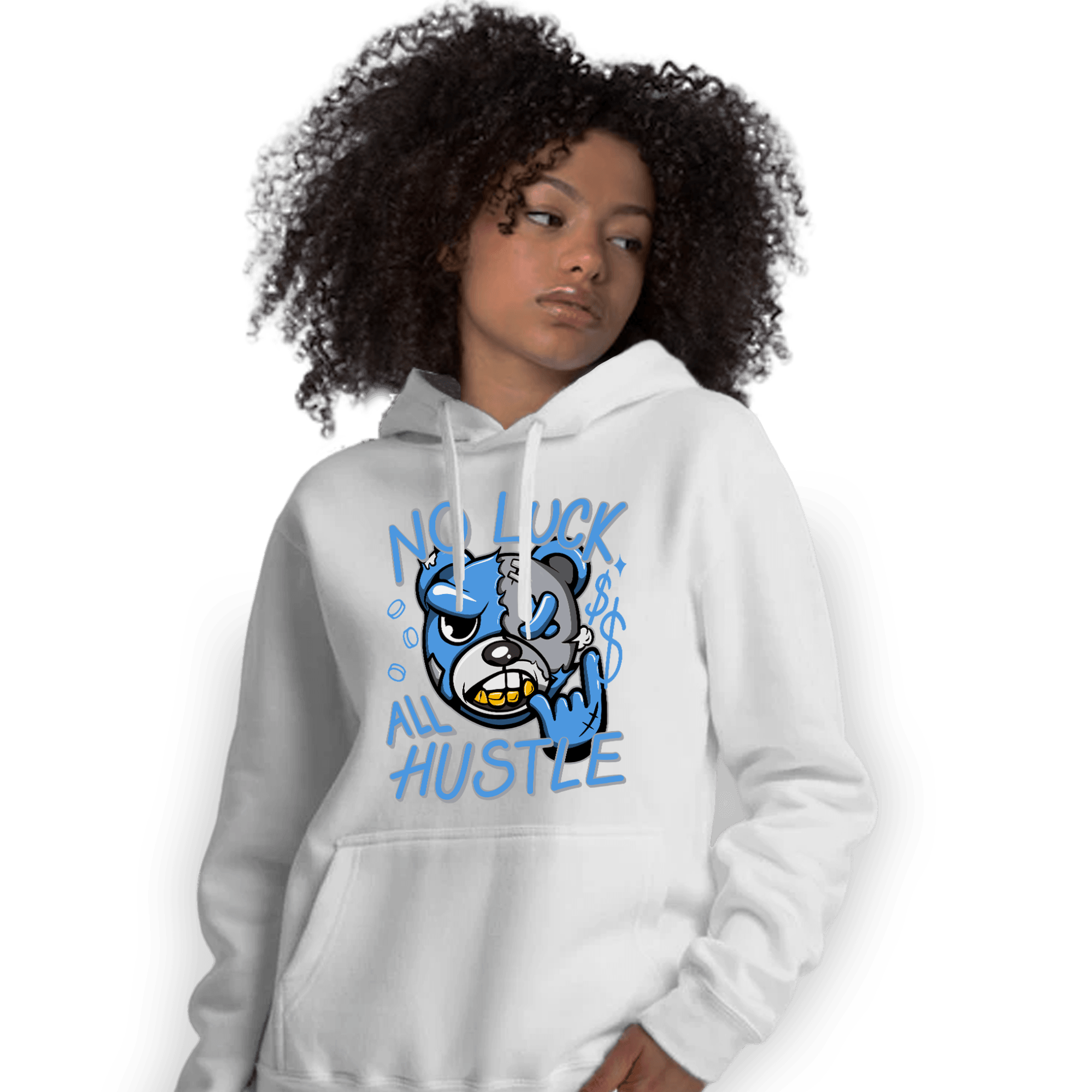 University Blue 5s Hoodie Match All Hustle - NastyJamz