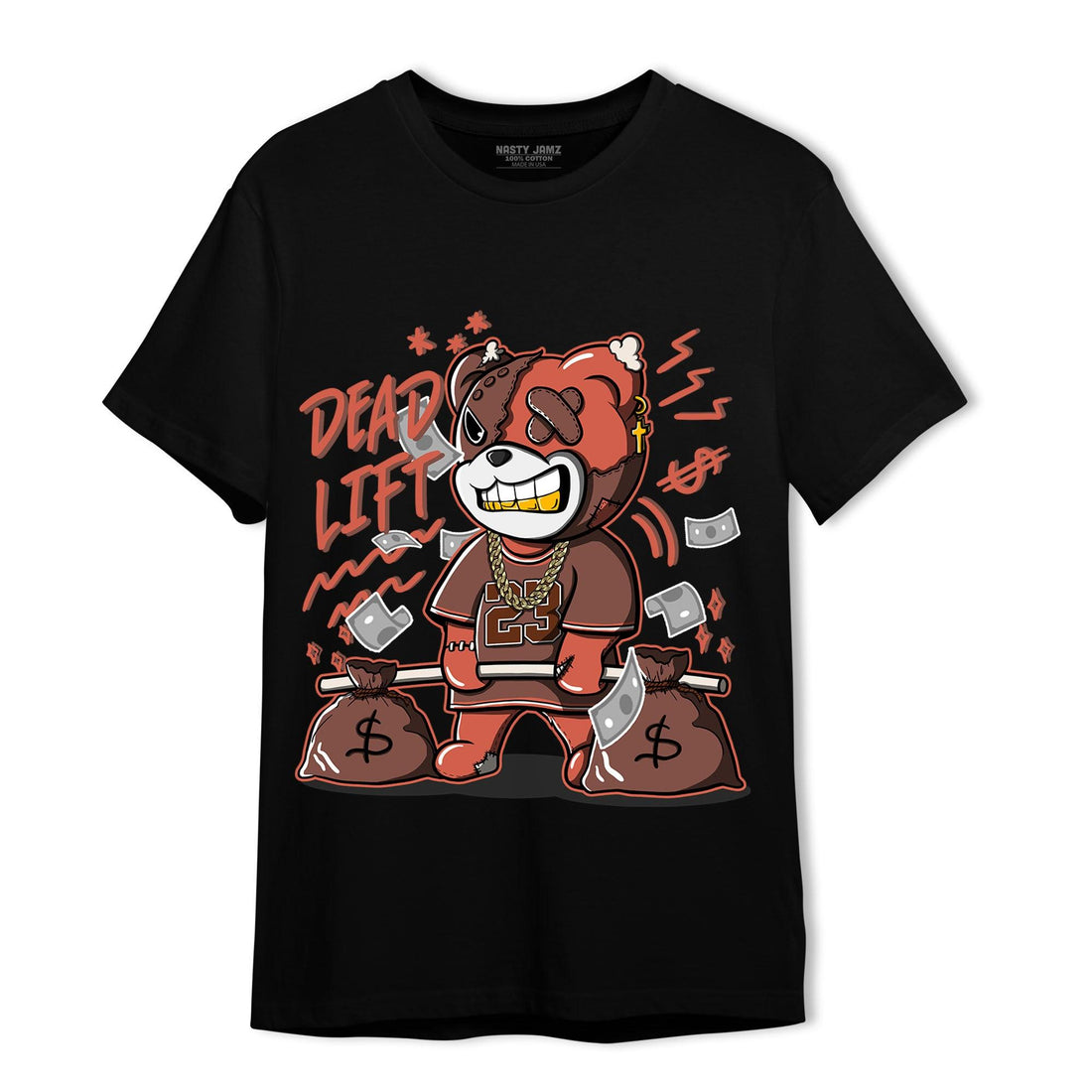 High OG Dusted Clay 1s T Shirt Match BER 23 Deadlift - NastyJamz