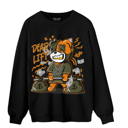 Olive 5s Sweatshirt Match BER 23 Deadlift - NastyJamz