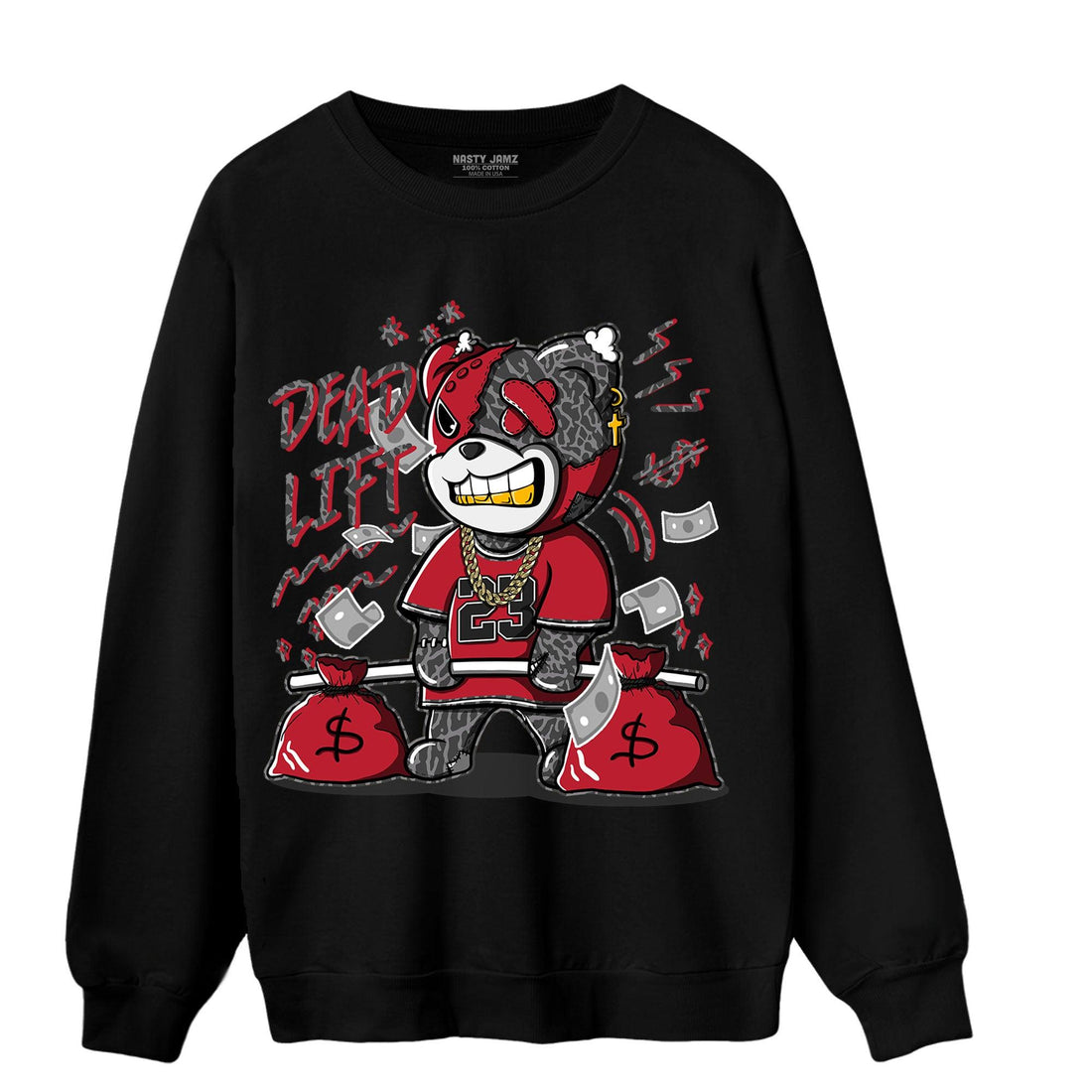 Spizike Low Bred Sweatshirt Match BER 23 Deadlift - NastyJamz