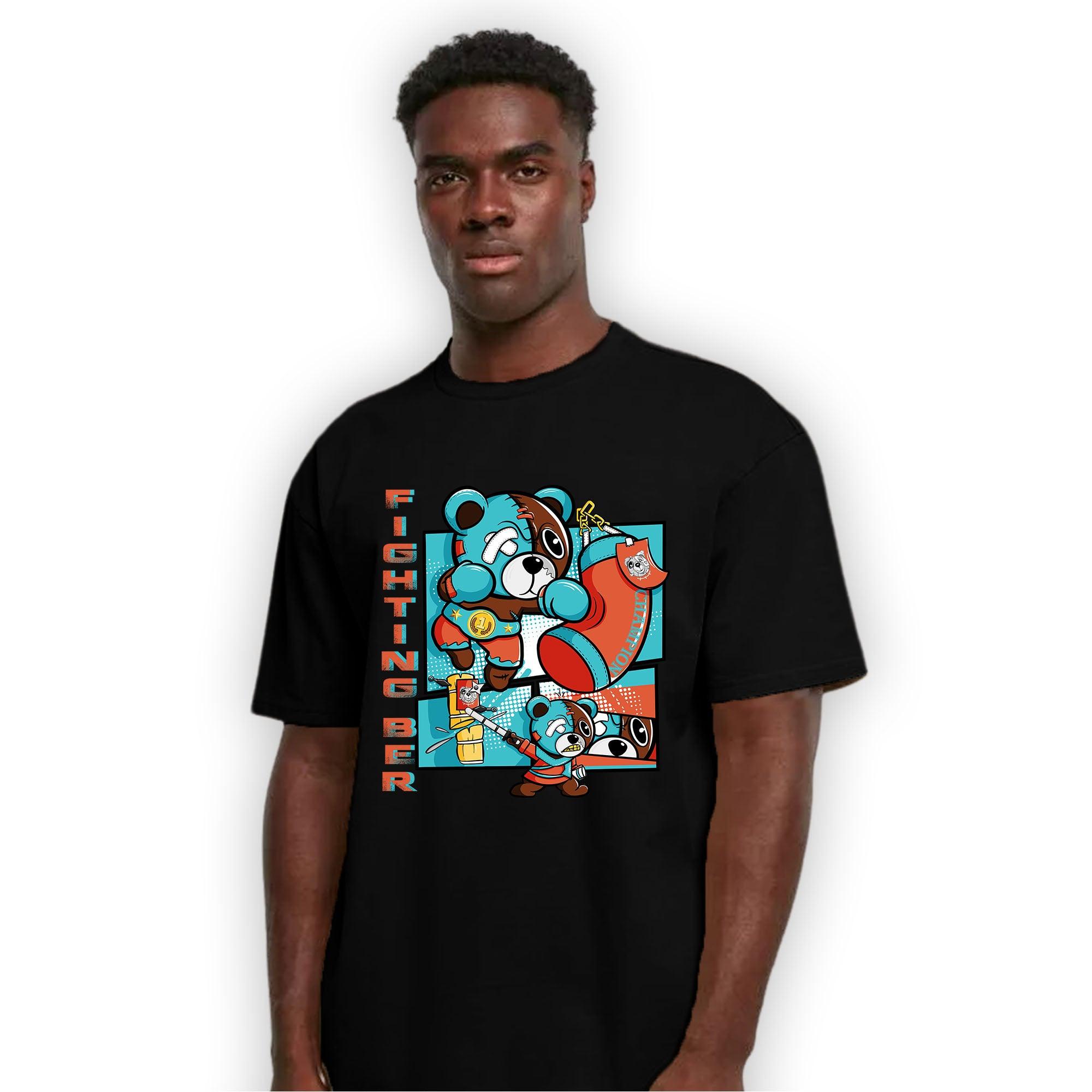 Dunk Low Dolphins T Shirt Match BER Fighting Boxing - NastyJamz